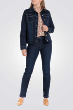 ג'קט ג'ינס בצבע כחול כהה