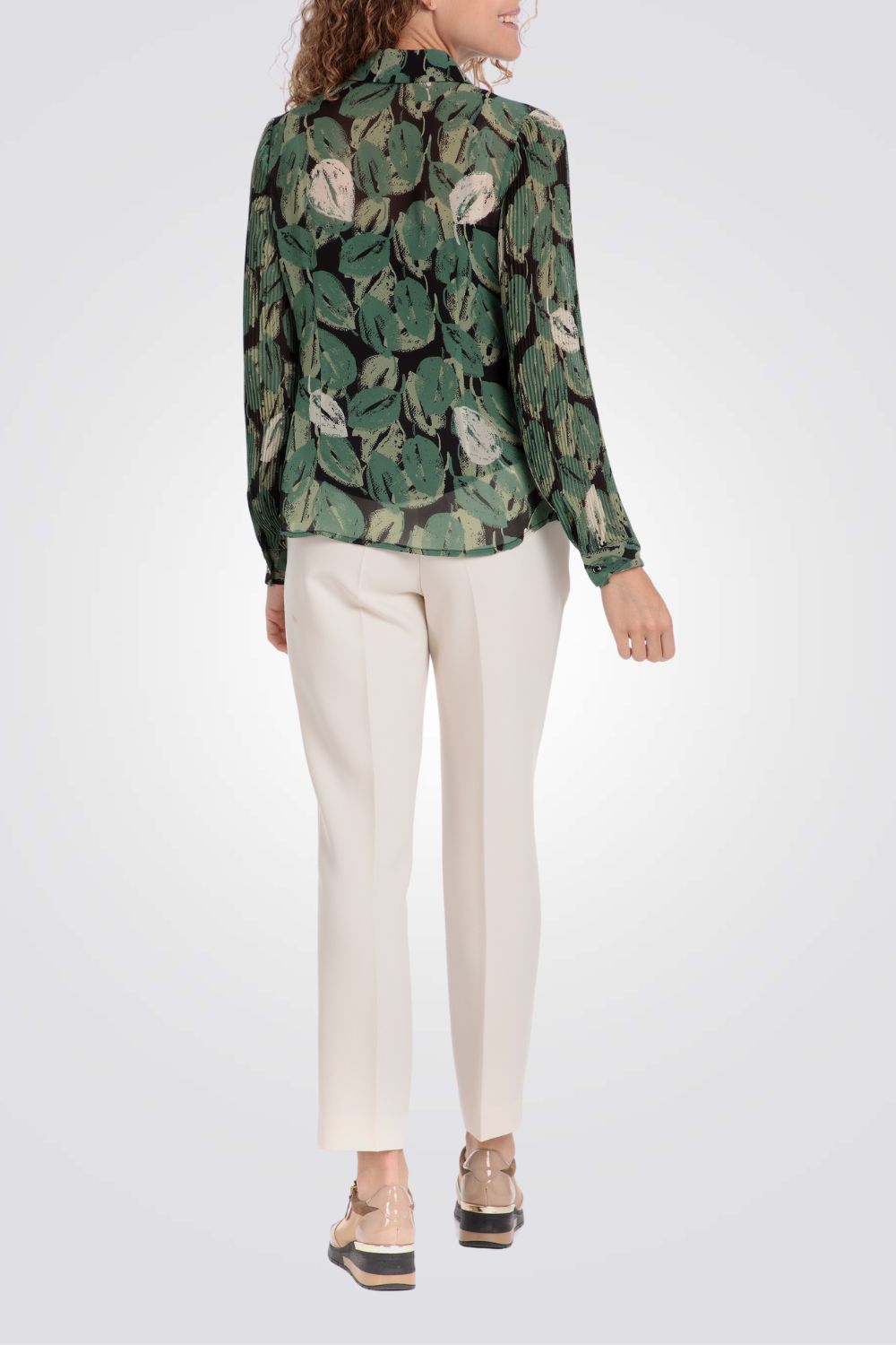 חולצה מכופתרת בהדפס