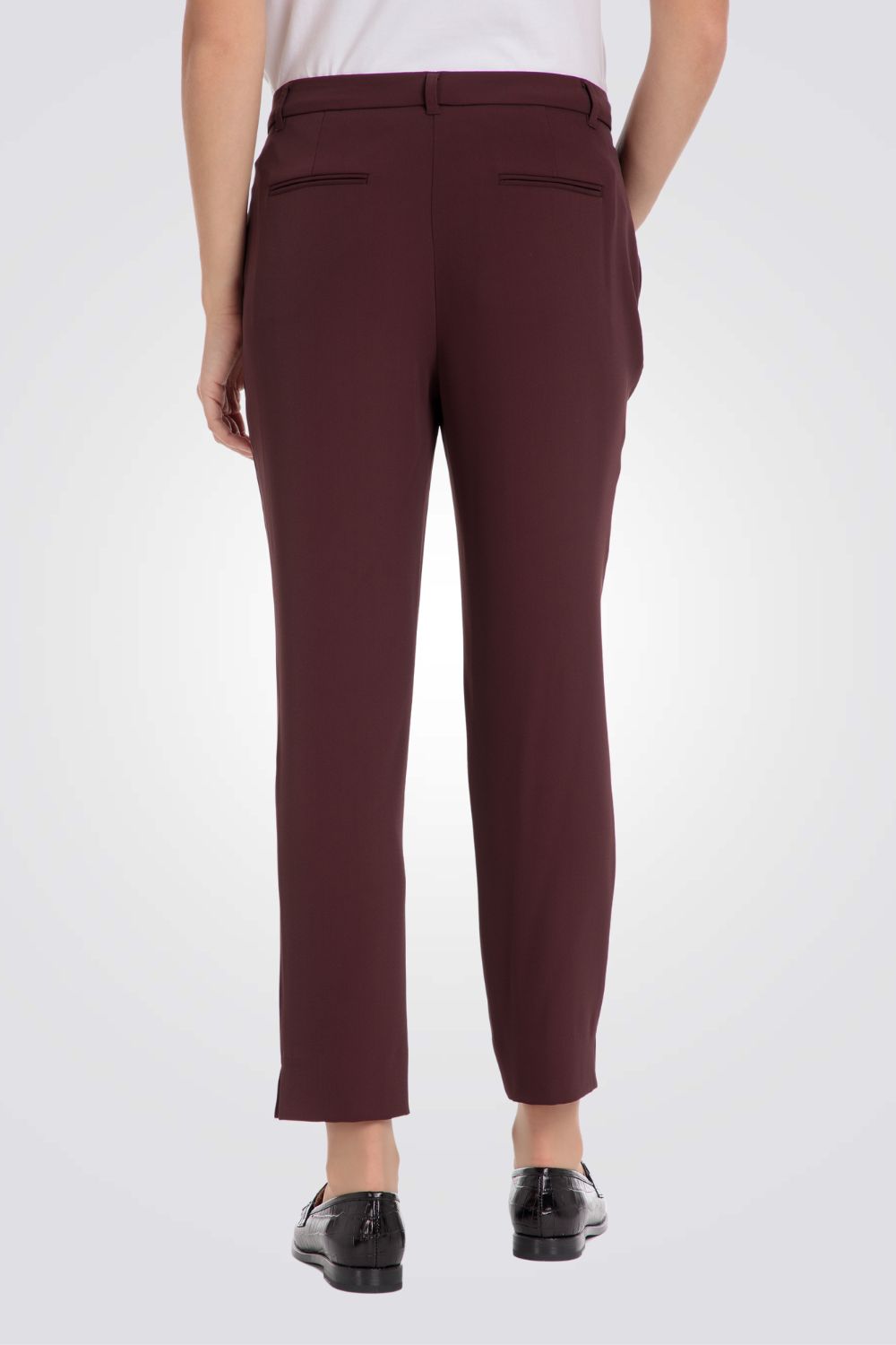 מכנס מחויט בצבע בורדו
