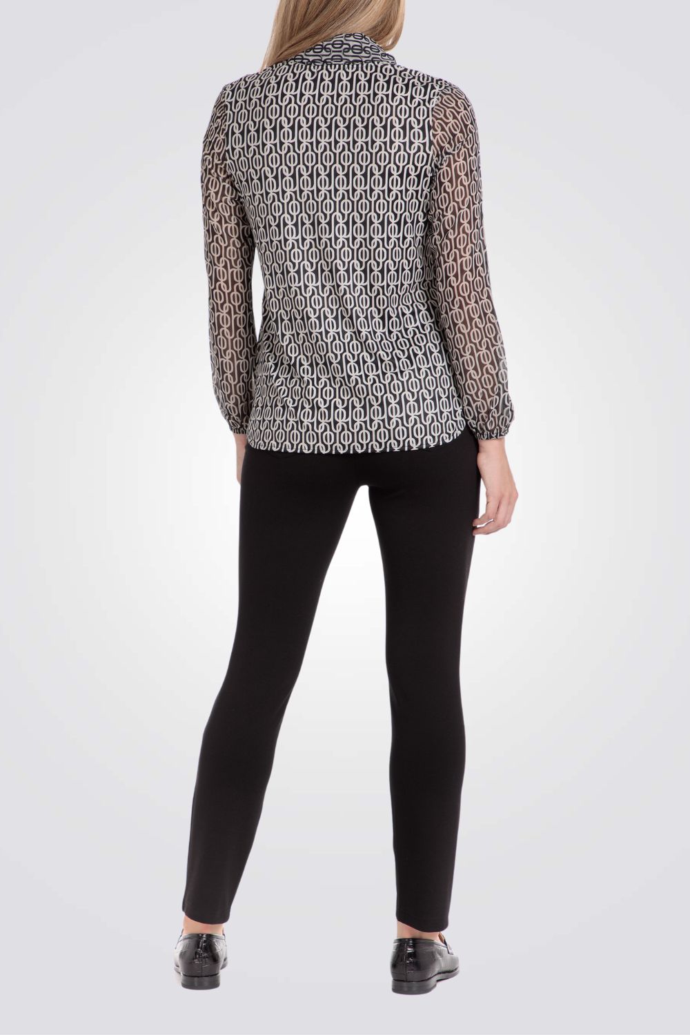 מכנסי טייץ פוש-אפ  בצבע שחור