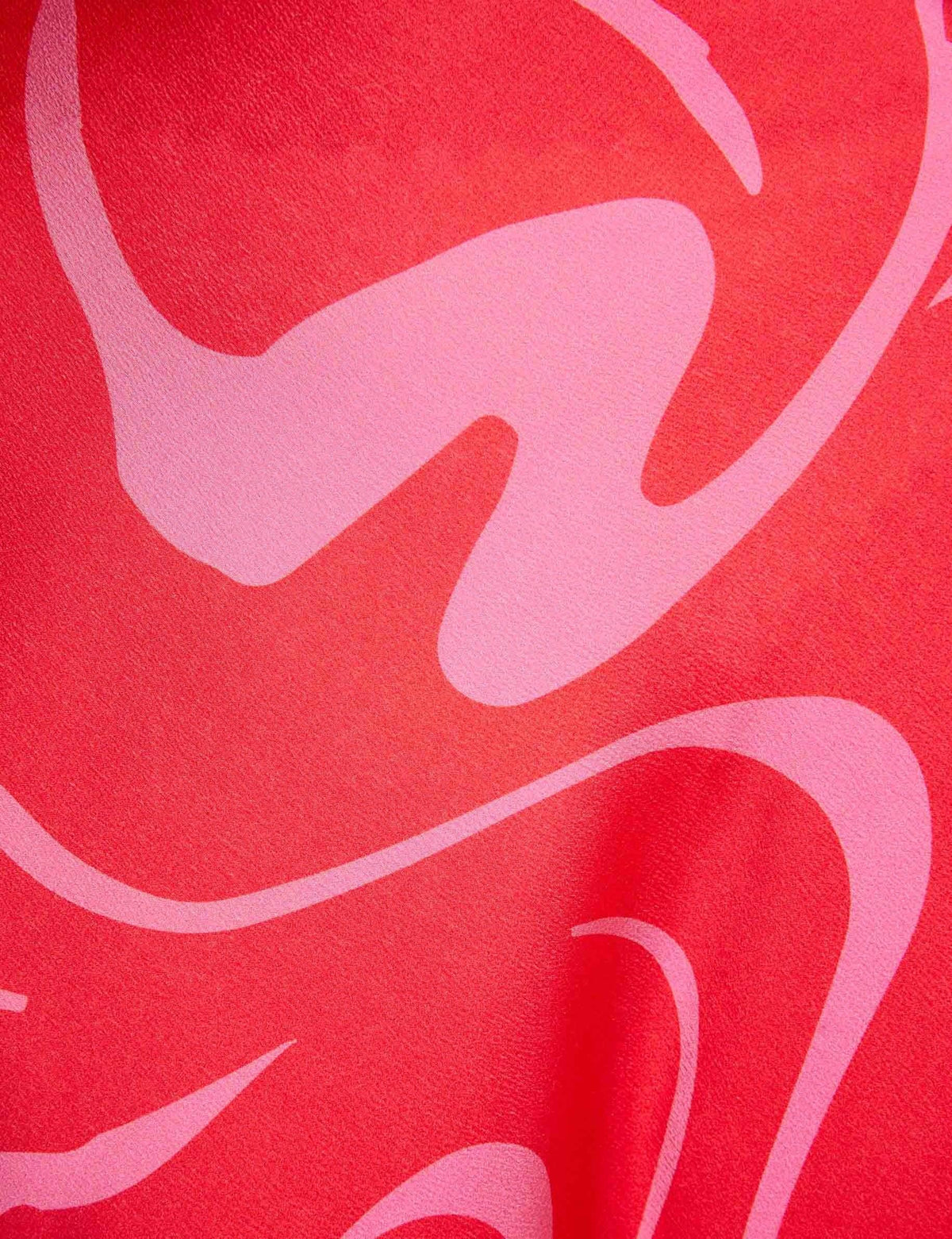 שמלת הדפס סאטן בשילוב צבעים - MASHBIR//365