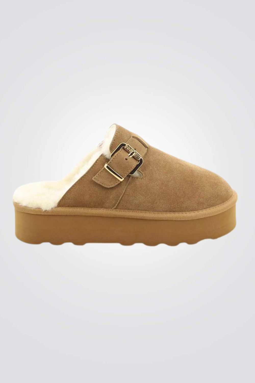 כפכפי זמש לנשים בצבע כאמל