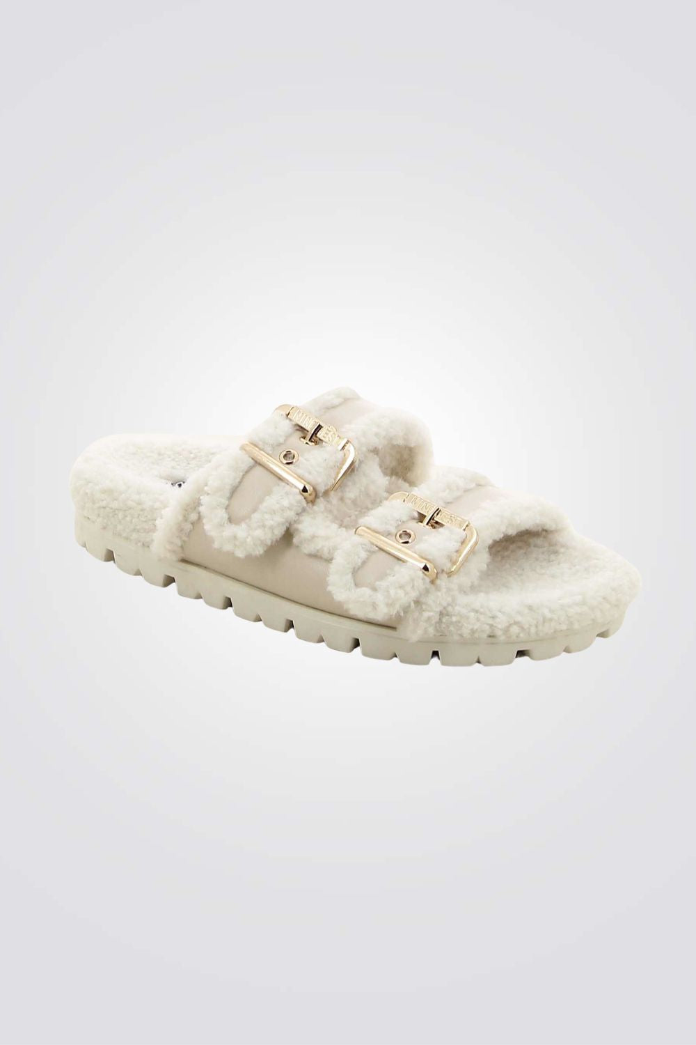 כפכפי דמוי פרווה לנשים