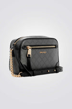 תיק צד לנשים בצבע פחם