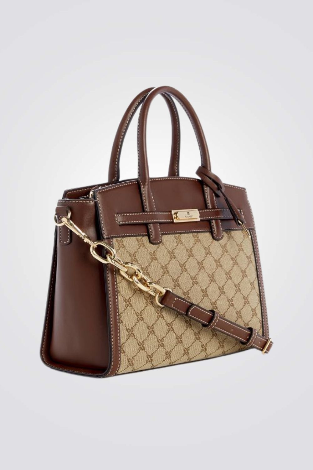 תיק TOTE לנשים בצבע חום