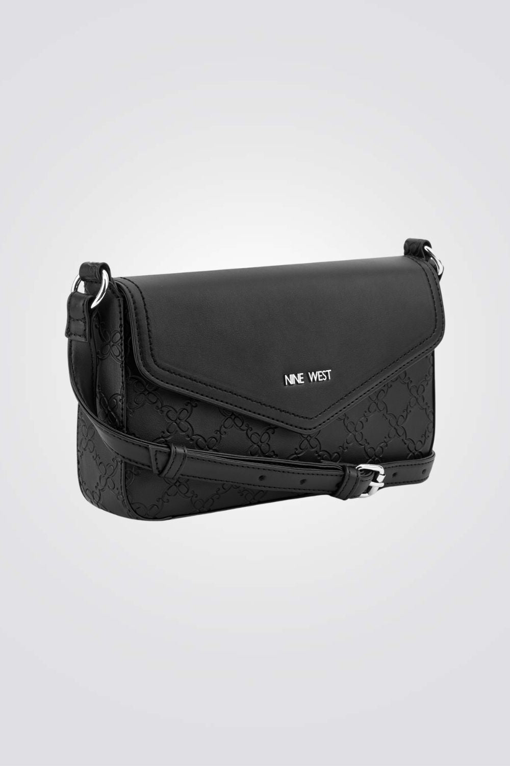 תיק צד מעטפת לנשים בצבע שחור