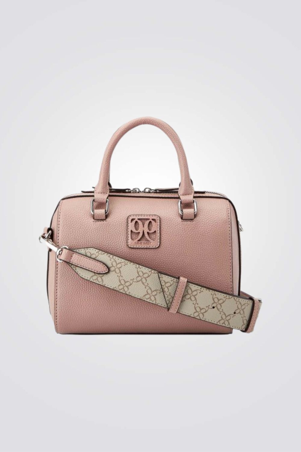 תיק צד satchel לנשים בצבע ורוד