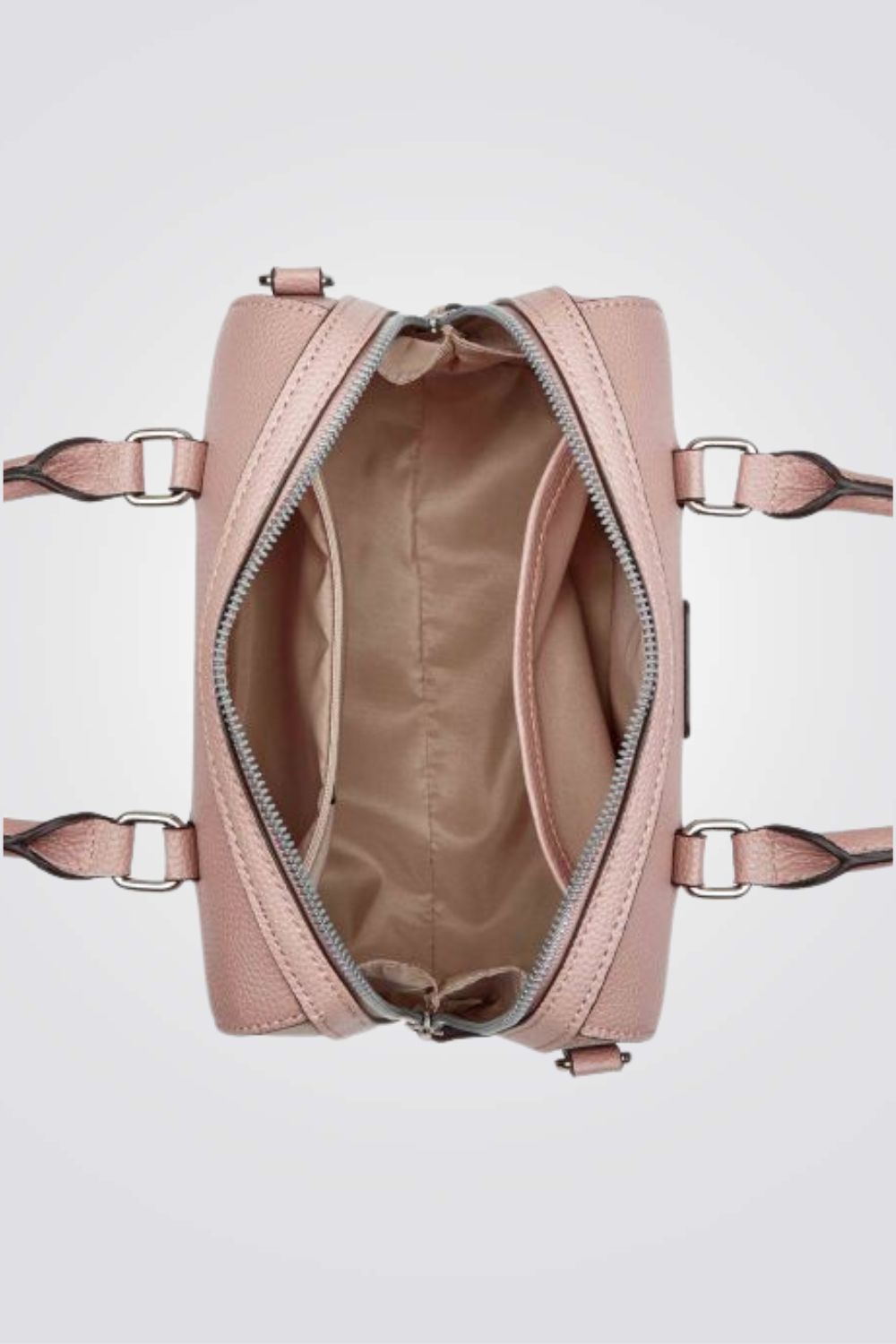 תיק צד satchel לנשים בצבע ורוד