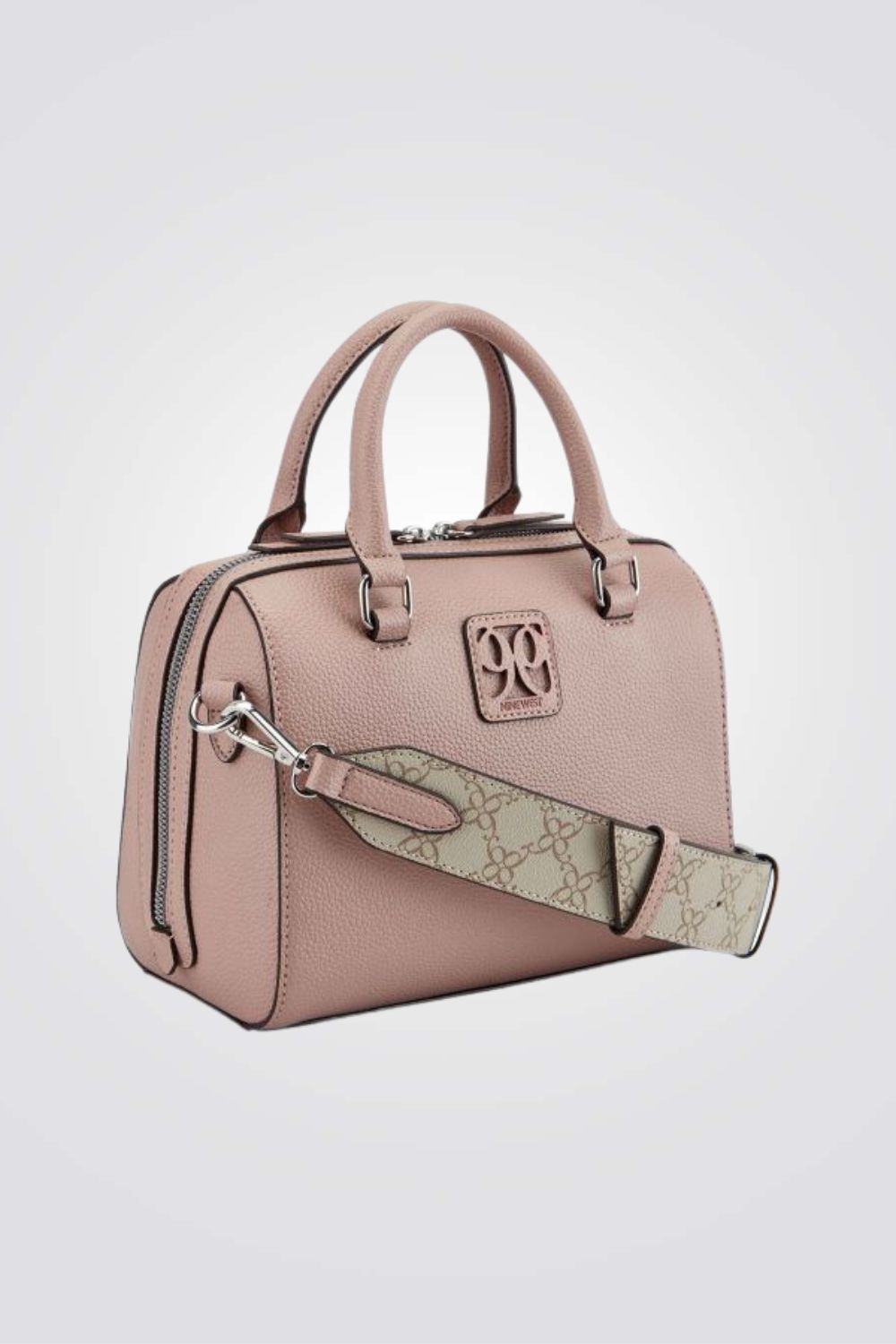 תיק צד satchel לנשים בצבע ורוד