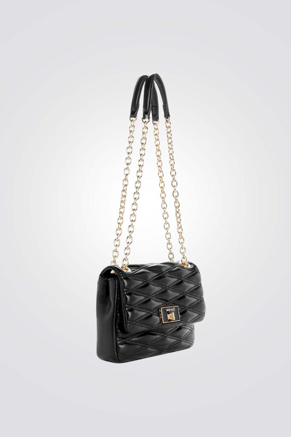 תיק צד מעטפה לנשים בצבע שחור