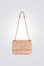 תיק צד מעטפה לנשים בצבע ניוד