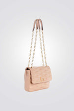 תיק צד מעטפה לנשים בצבע ניוד