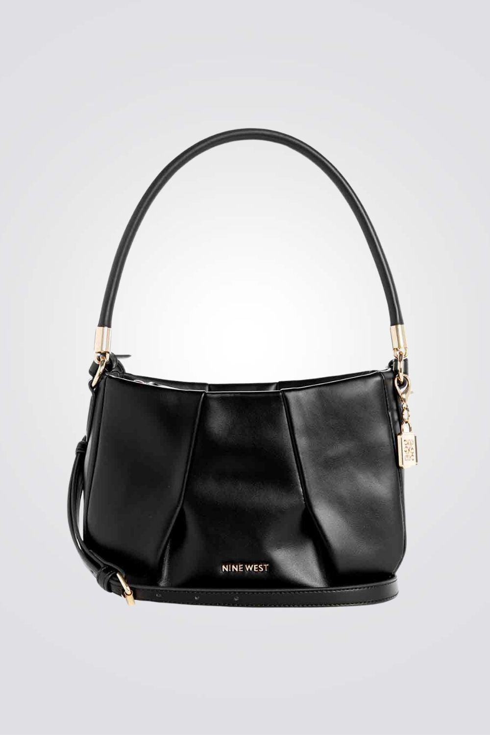 תיק baguette לנשים בצבע שחור