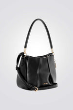 תיק baguette לנשים בצבע שחור