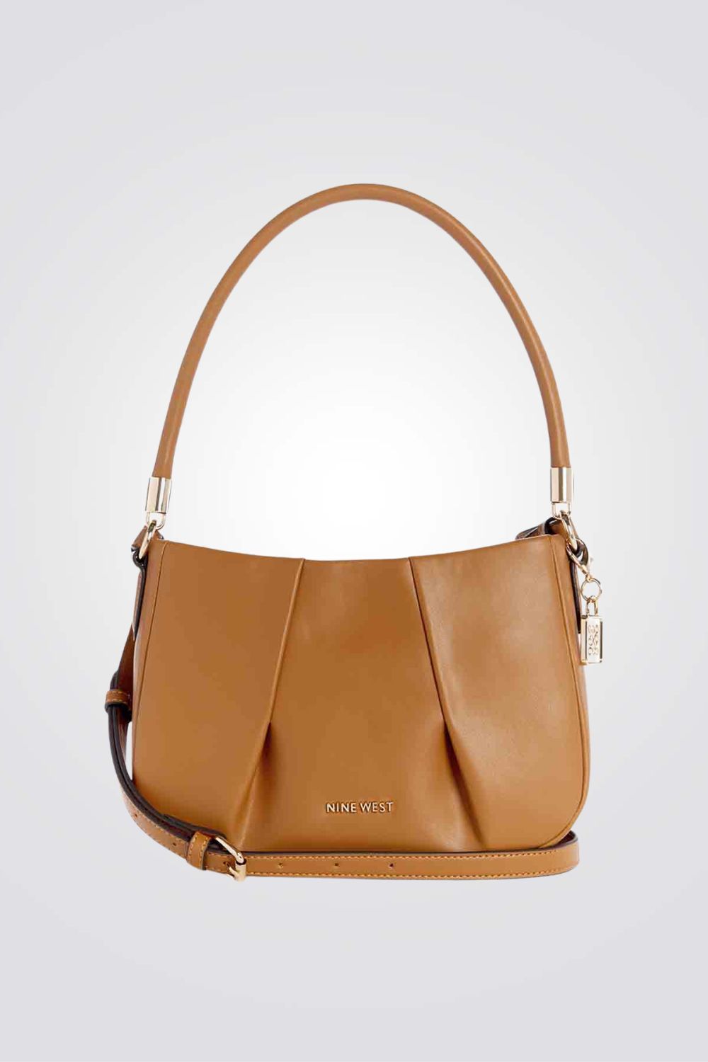 תיק baguette לנשים בצבע כאמל