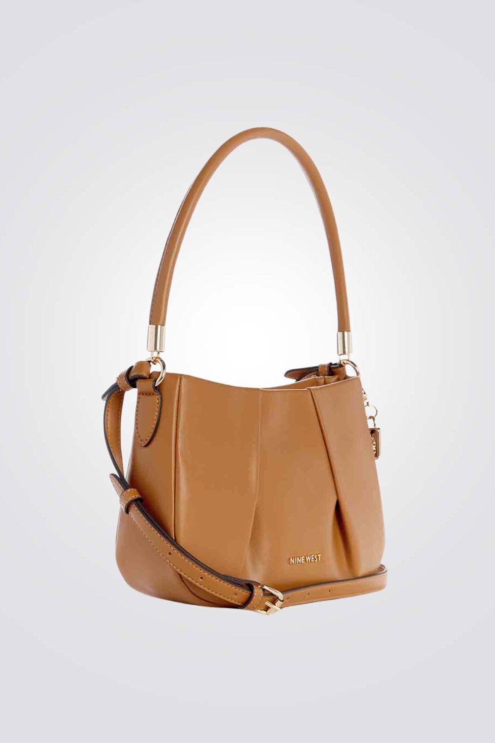 תיק baguette לנשים בצבע כאמל