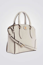 תיק יד satchel לנשים בצבע אבן
