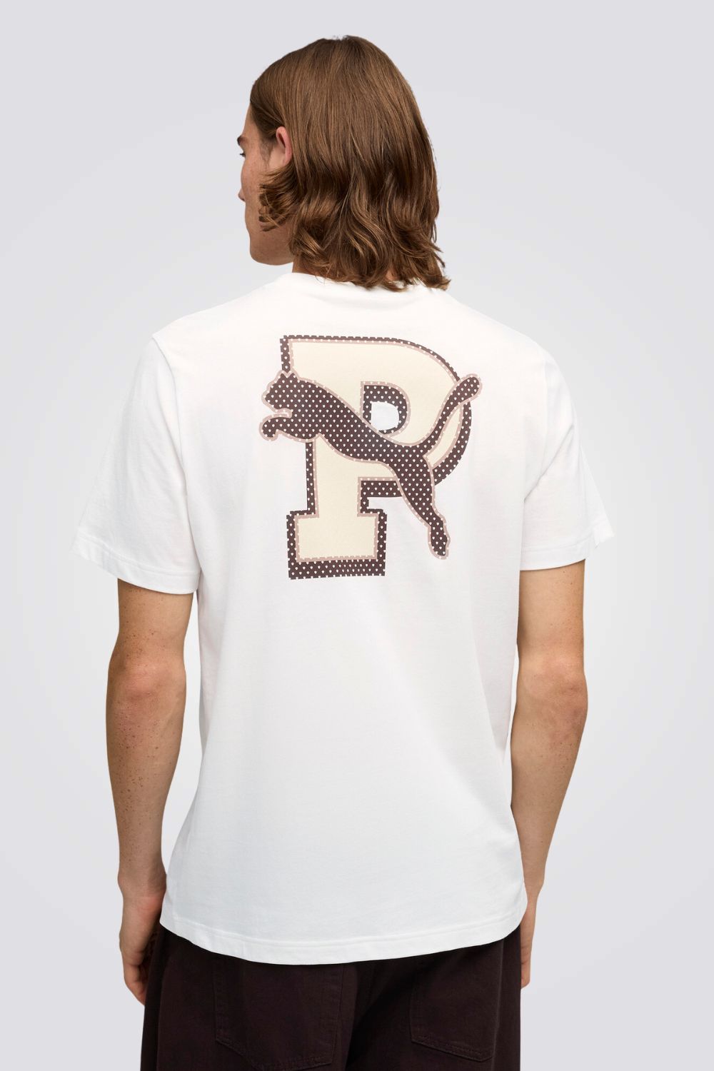 טישירט קצרה עם הדפס מעוצב לגברים | פומה