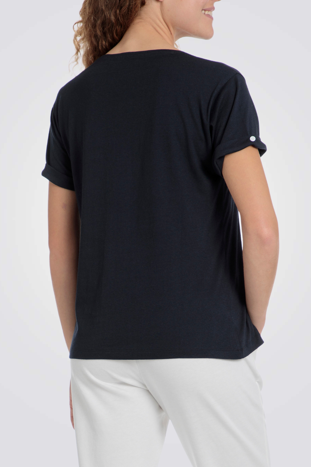 חולצת טי שירט כחול נייבי 