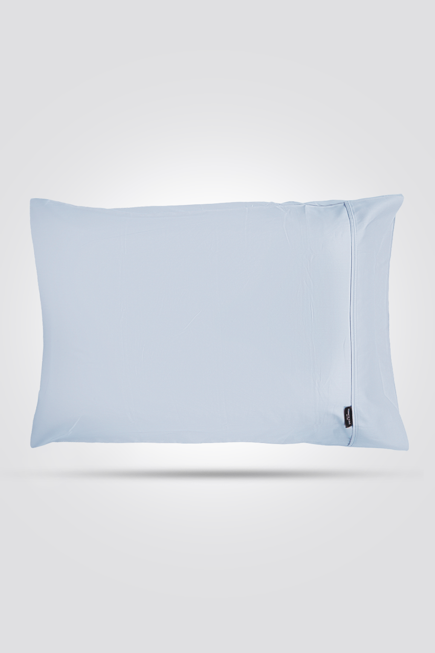 ציפית לכרית 100% כותנה באריגת סאטן בצבע תכלת