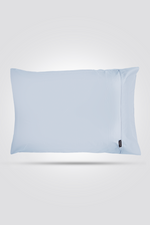 ציפית לכרית 100% כותנה באריגת סאטן בצבע תכלת