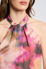 חולצה ללא שרוולים הדפס אבסטרקטי