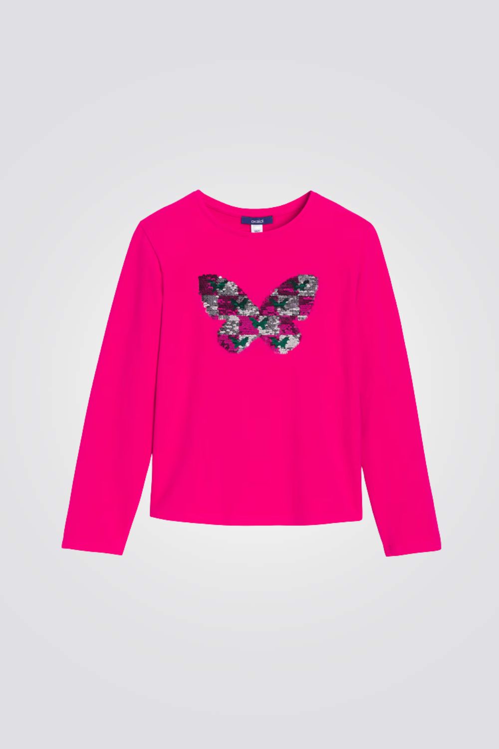 טי שירט ארוכה עם פאייטים | אוקיידי