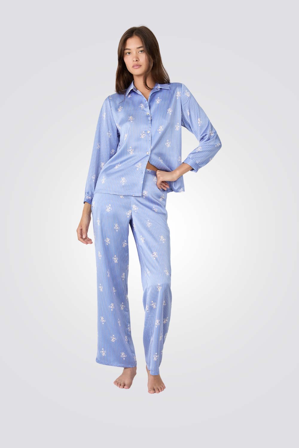 מכנסי פיג'מה פרחוניים | איתם