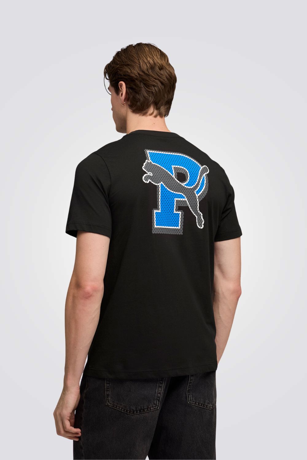 טישירט קצרה עם הדפס מעוצב לגברים | פומה