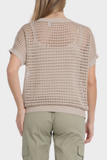 סריג קצר בצבע חול