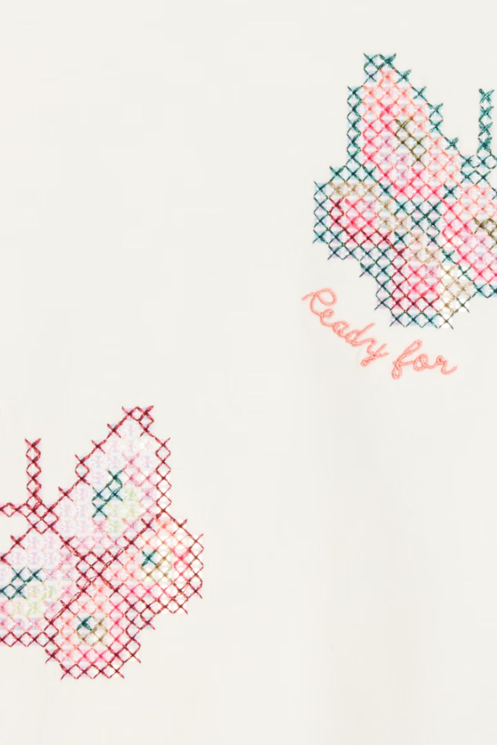 טי שירט ארוכה עם דוגמת פרפרים | אוקיידי