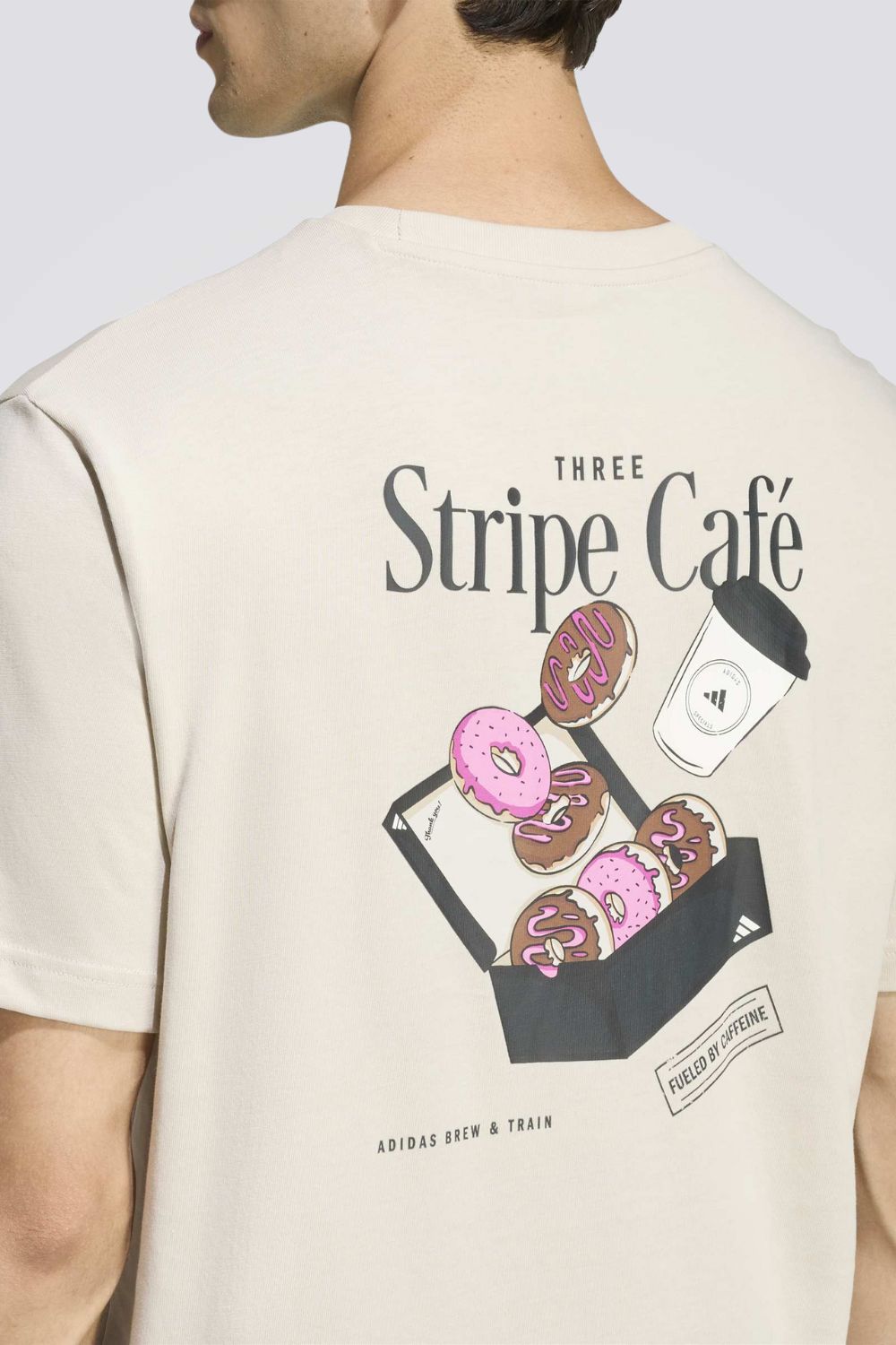 טישירט גרפיקה COFFEE CAFE DONUT BOX לגברים | אדידס