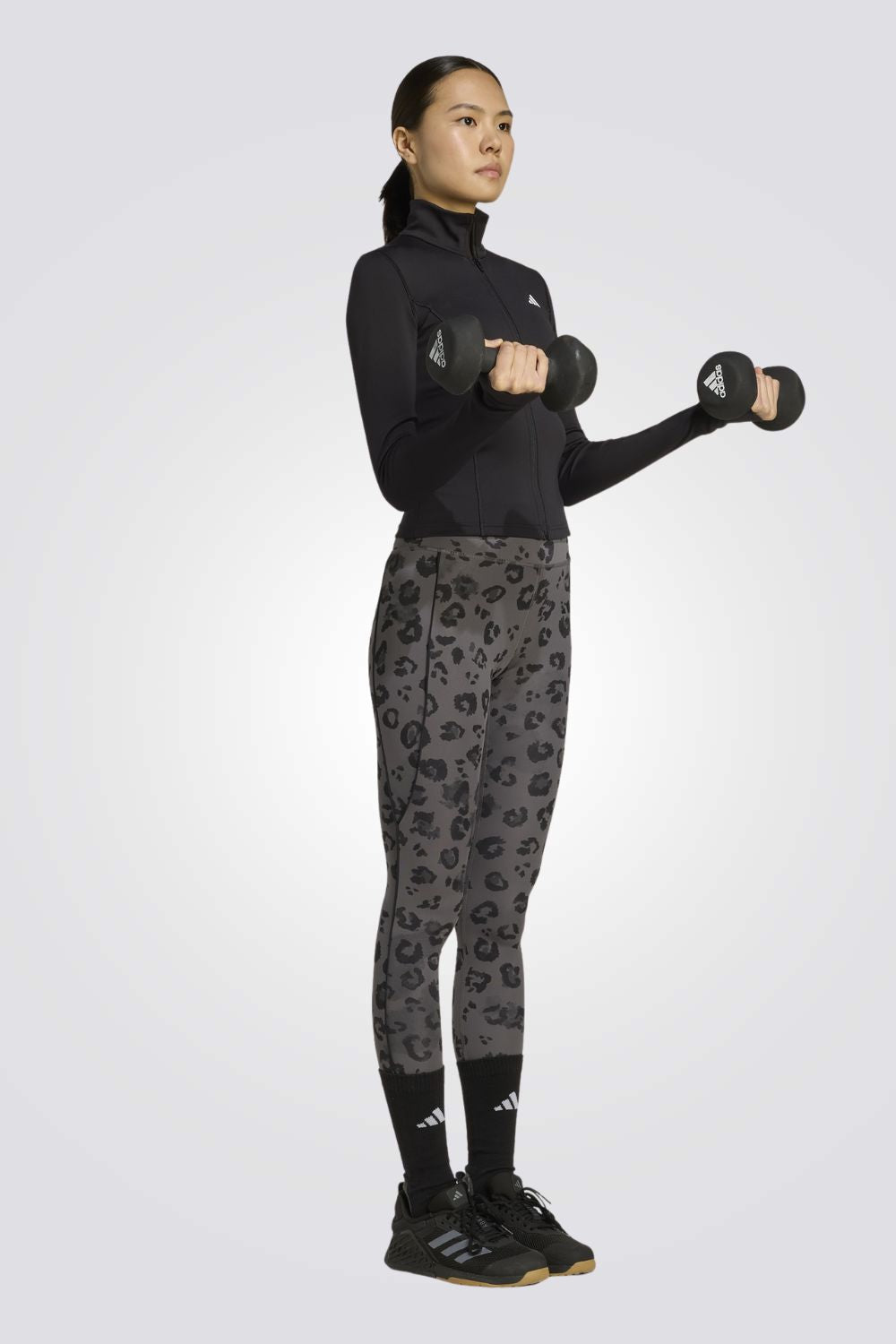 ג'קט ספורט צמוד  Essentials zip-through jacket לנשים