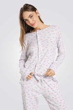 סט פיגמה כפתורים הדפס פפיונים