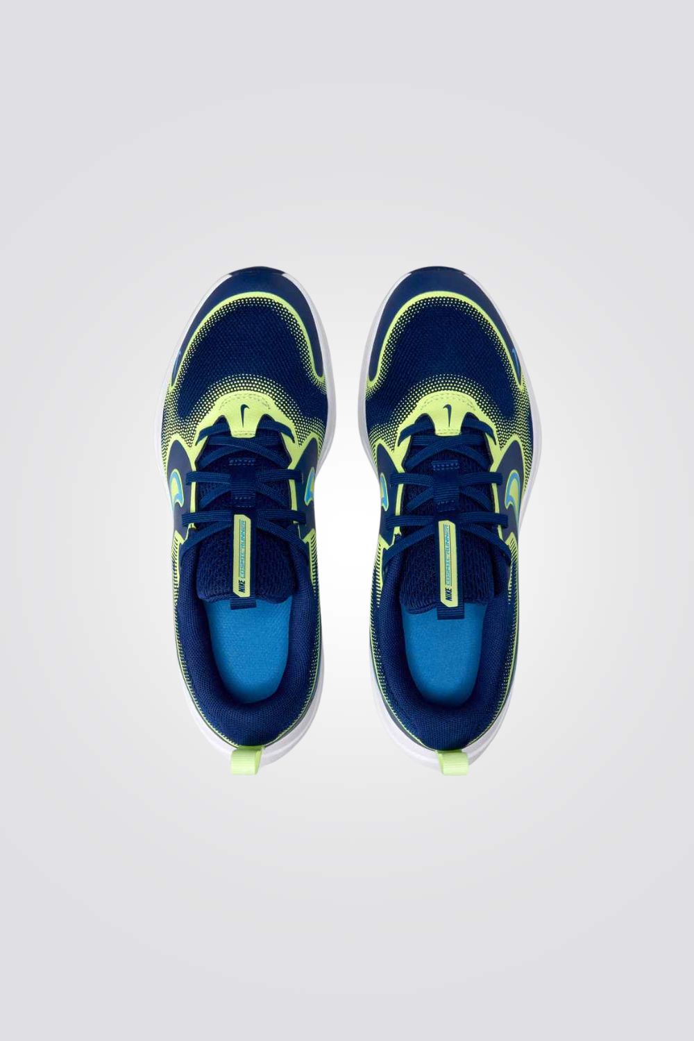 נעלי ספורט בגווני כחול וירוק לנוער | נייקי