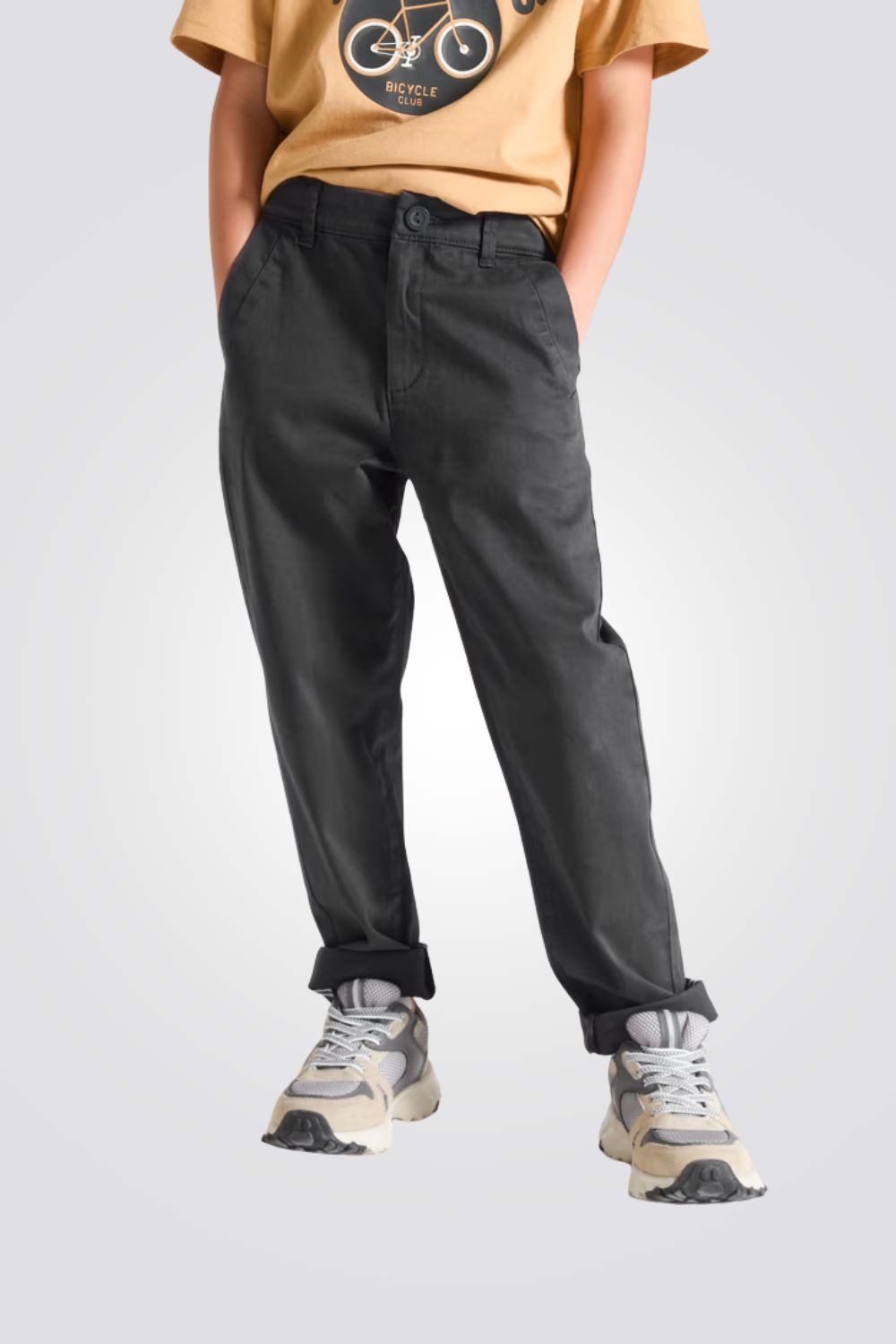 מכנסי צ'ינו אלגנטיים לילדים ונוער