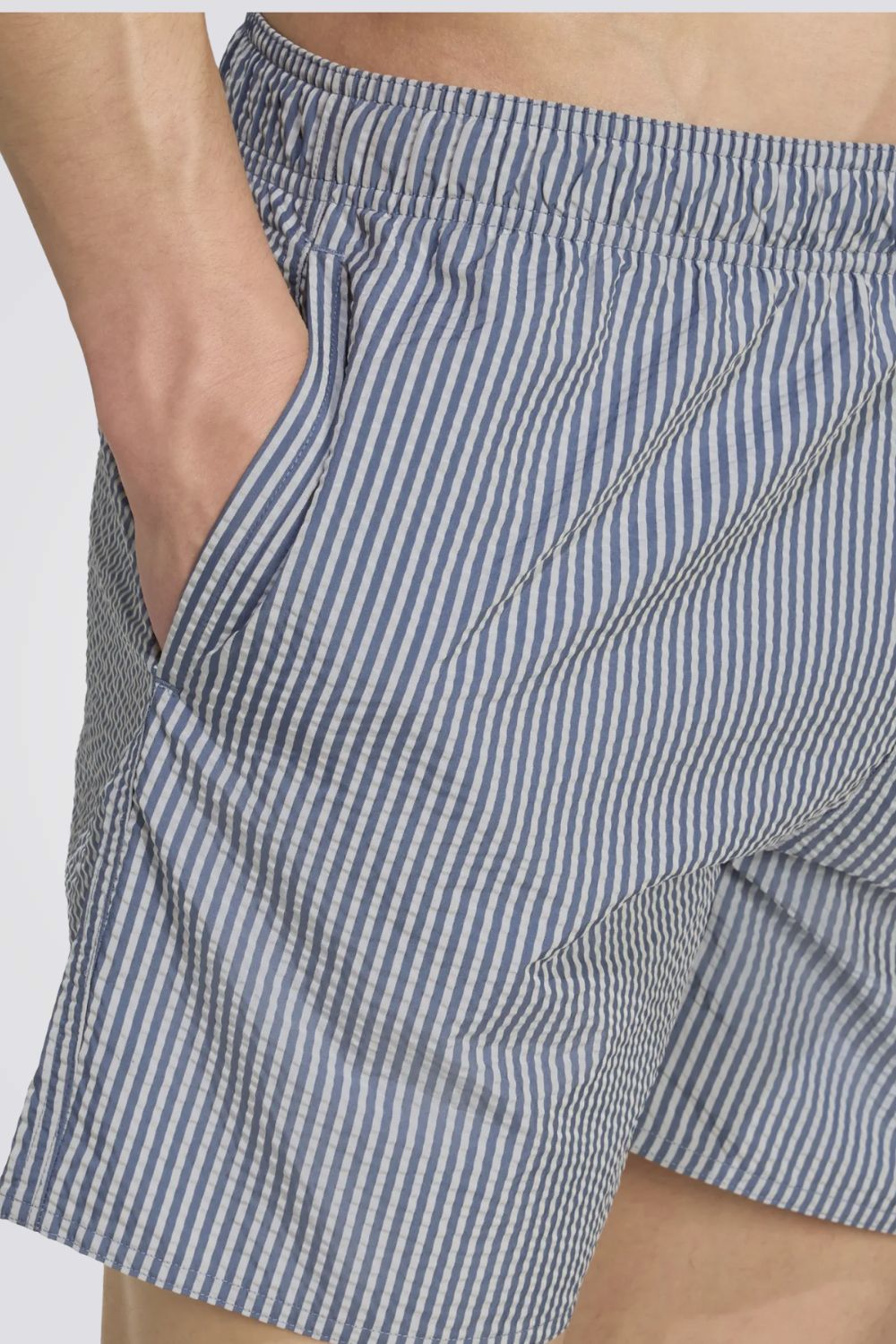 מכנסי בגד ים Seersucker Stripy לגברים | אדידס