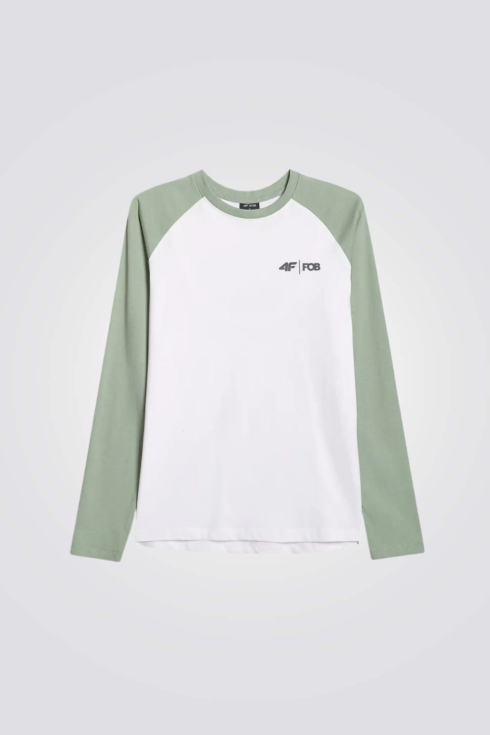 טישירט ארוכה עם הדפס ממותג לנשים | 4F