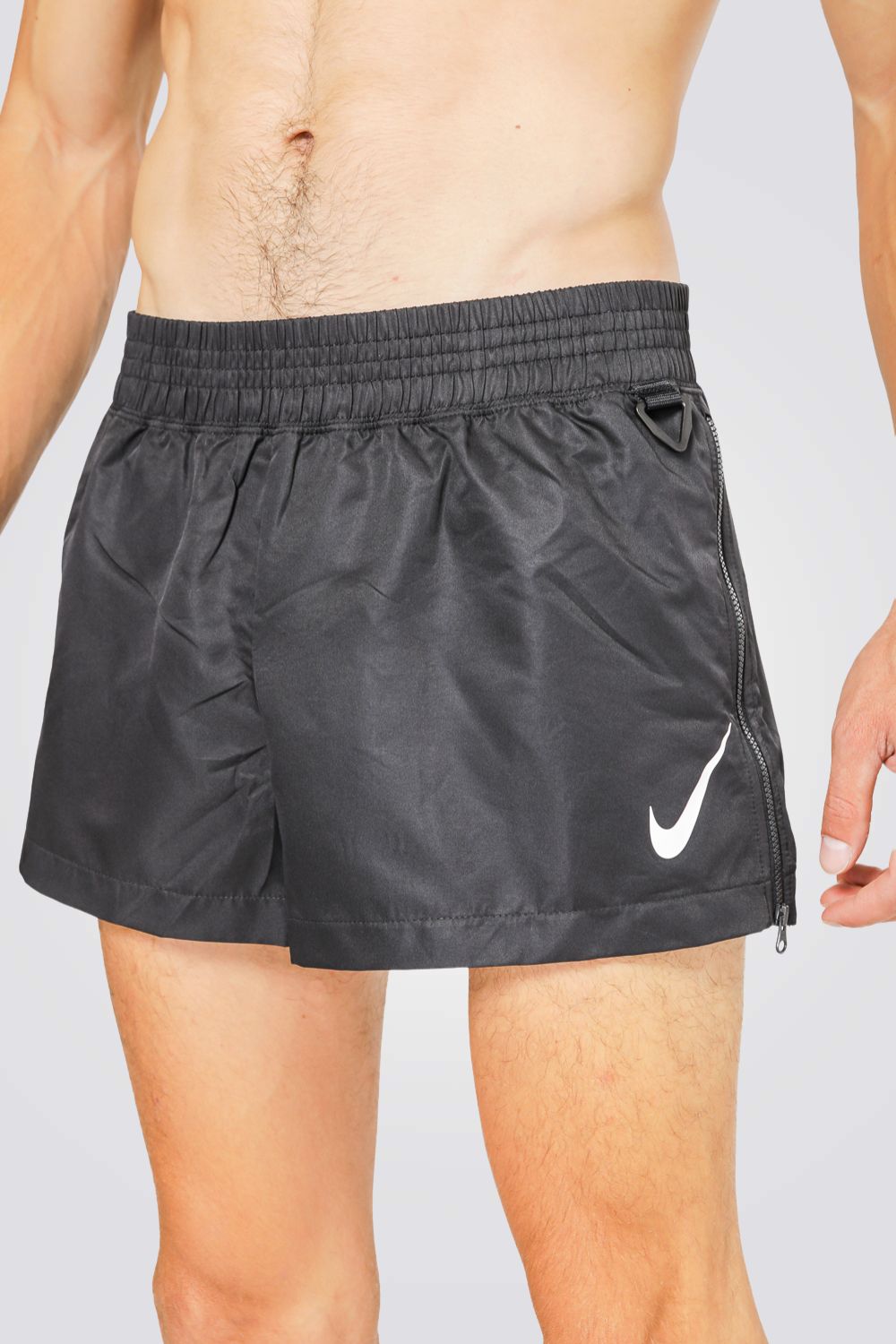 בגד ים לגברים SOLID-COVER-UP בצבע שחור