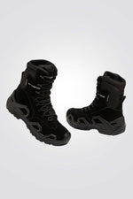 נעליים טקטיות גבוהות בצבע שחור