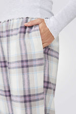 מכנסי פיג'מה משובצים LUNNA לנשים | איתם