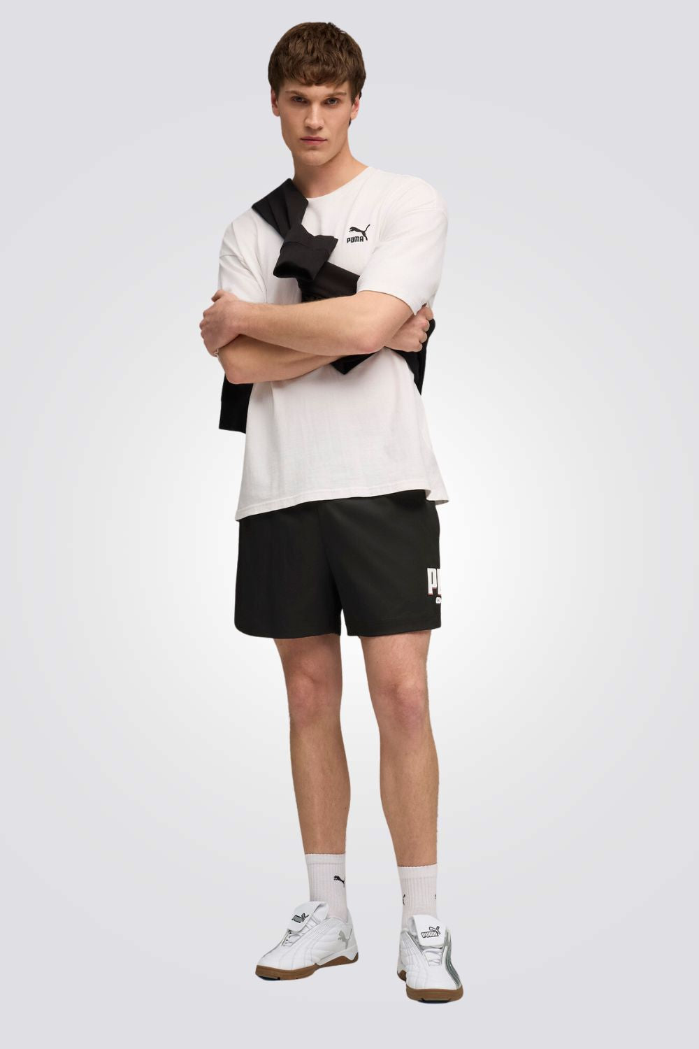 מכנסיים קצרים עם לוגו בצד לגברים | פומה