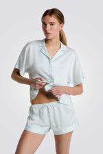 חולצת פיג'מה מכופתרת קצרה וקלילה | איתם