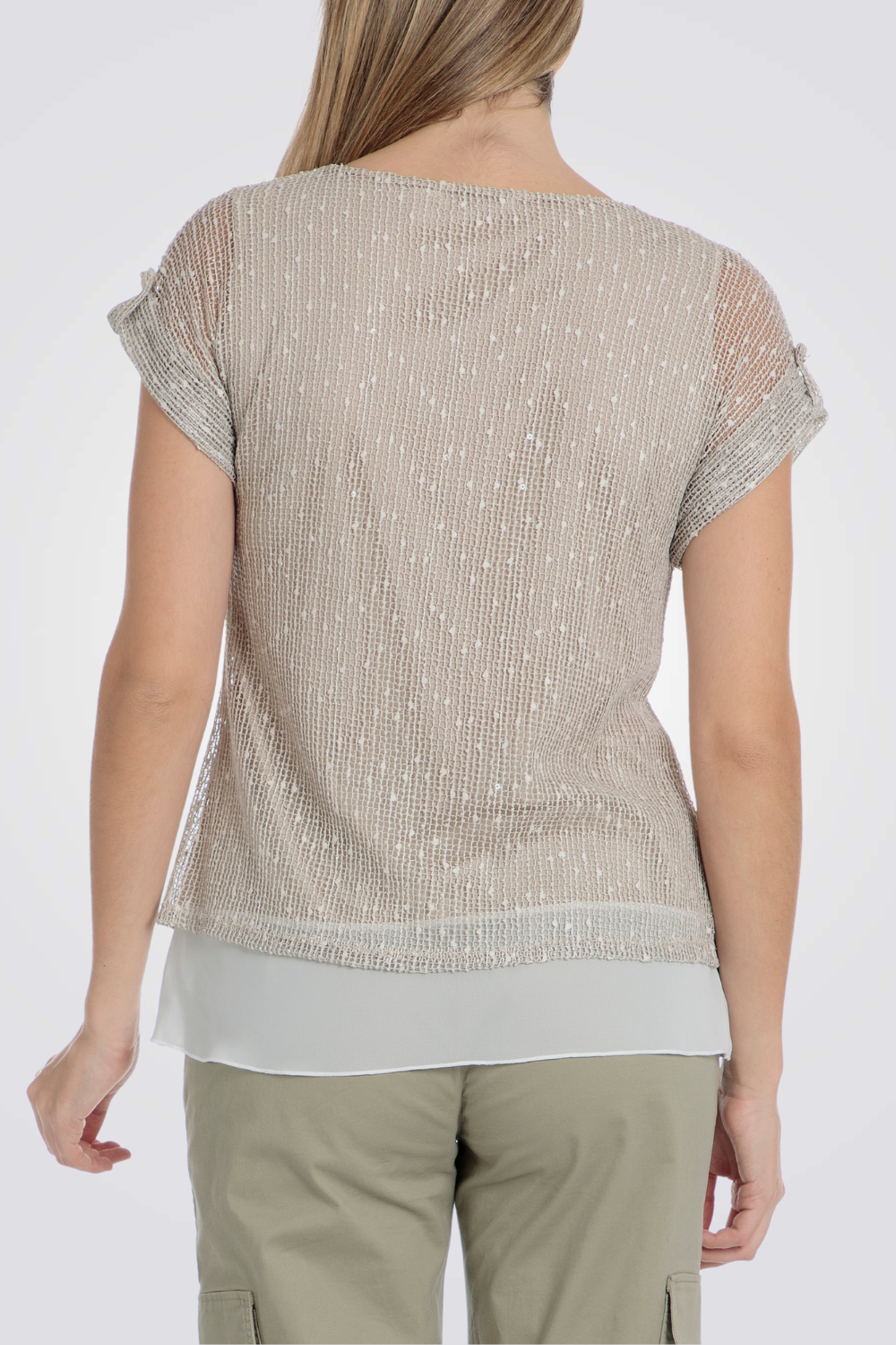 חולצת רשת פאייטים