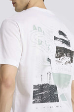 טישירט קצרה עם הדפס לגברים | אדידס