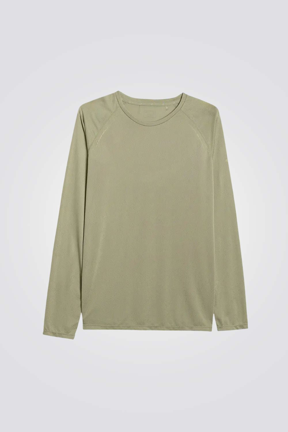 טישירט ארוכה חלקה עם אלמנטים מחזירי אור לגברים | 4F