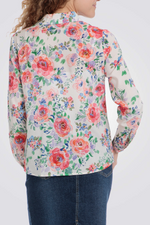 חולצה ארוכה פרחונית