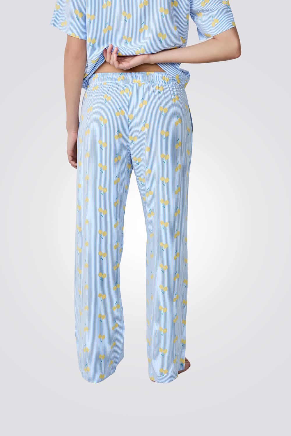 מכנסי פיג'מה עם הדפס לימונים | איתם