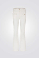 מכנס ג'ינס Bootcut גזרה גבוהה בצבע אופווייט 