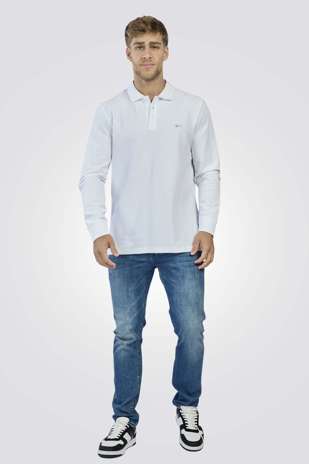 טישרט פולו ארוכה לגברים | GERG NORMAN